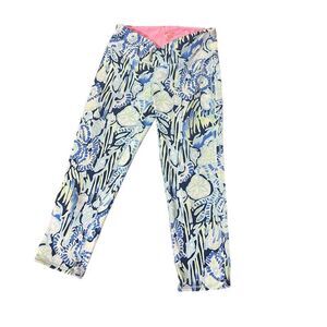 Lilly Pulitzer Luxletic Crop Leggings Printed‎ Athleisure Activewear Small